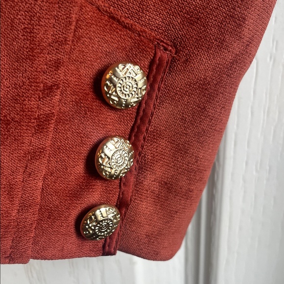 Kate Rosy Women's Rust Blazer - Picture 6 of 10